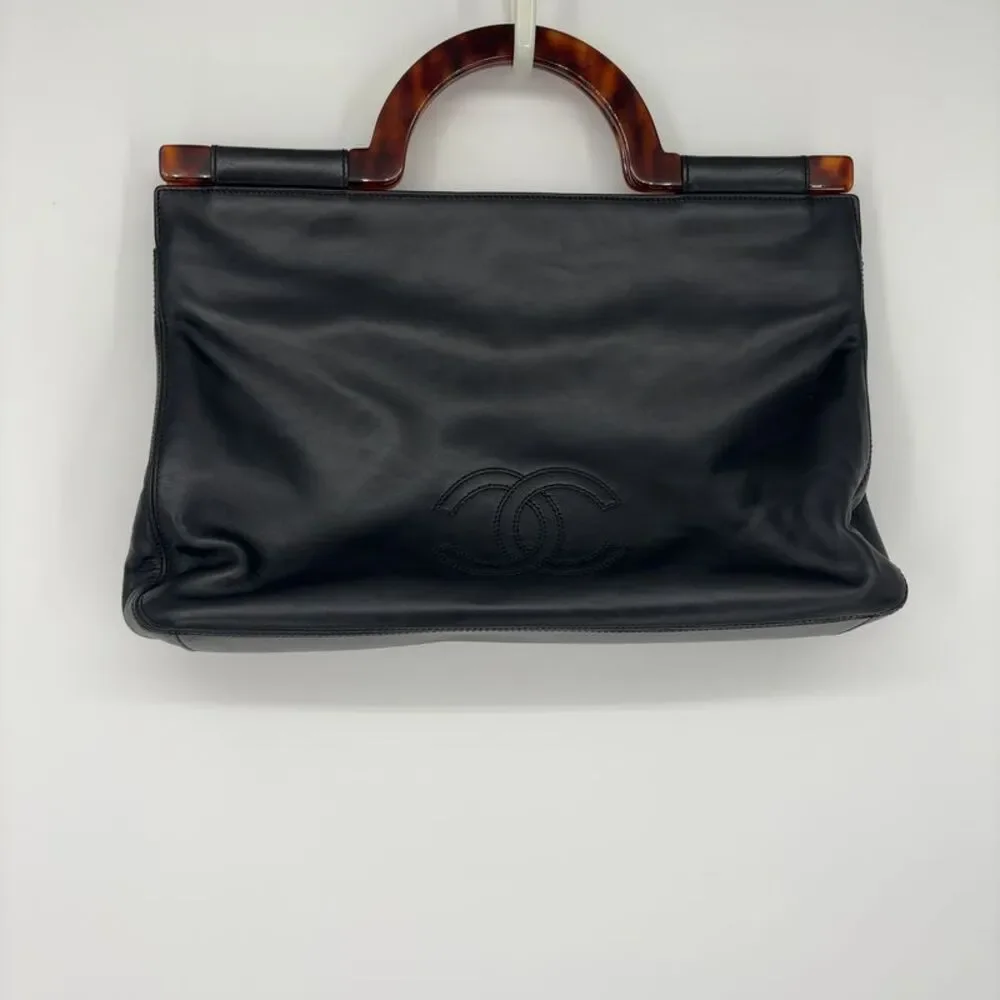 CHANEL Resin Top Handle Bag